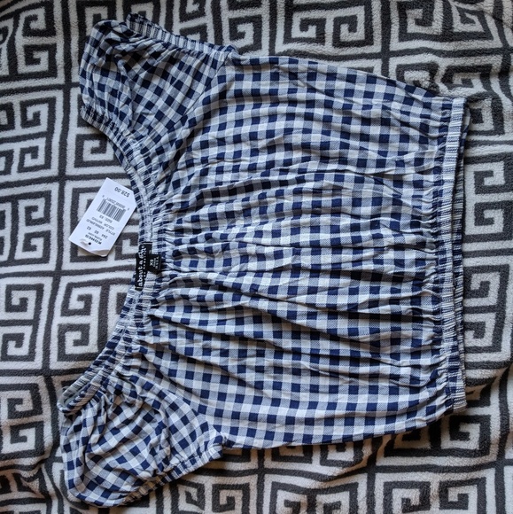 NWT About a Girl gingham crop top XS - Picture 5 of 5